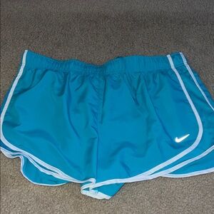 Nike Women's Turquoise Athletic Shorts